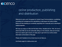 Tablet Screenshot of cenco.com